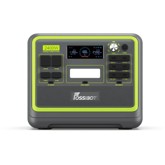 Fossibot étanche 2400W AC sortie Portable Power Station 3500 cycles 640000mAh LiFePO4 batterie rechargeable avec batterie LiFePO4